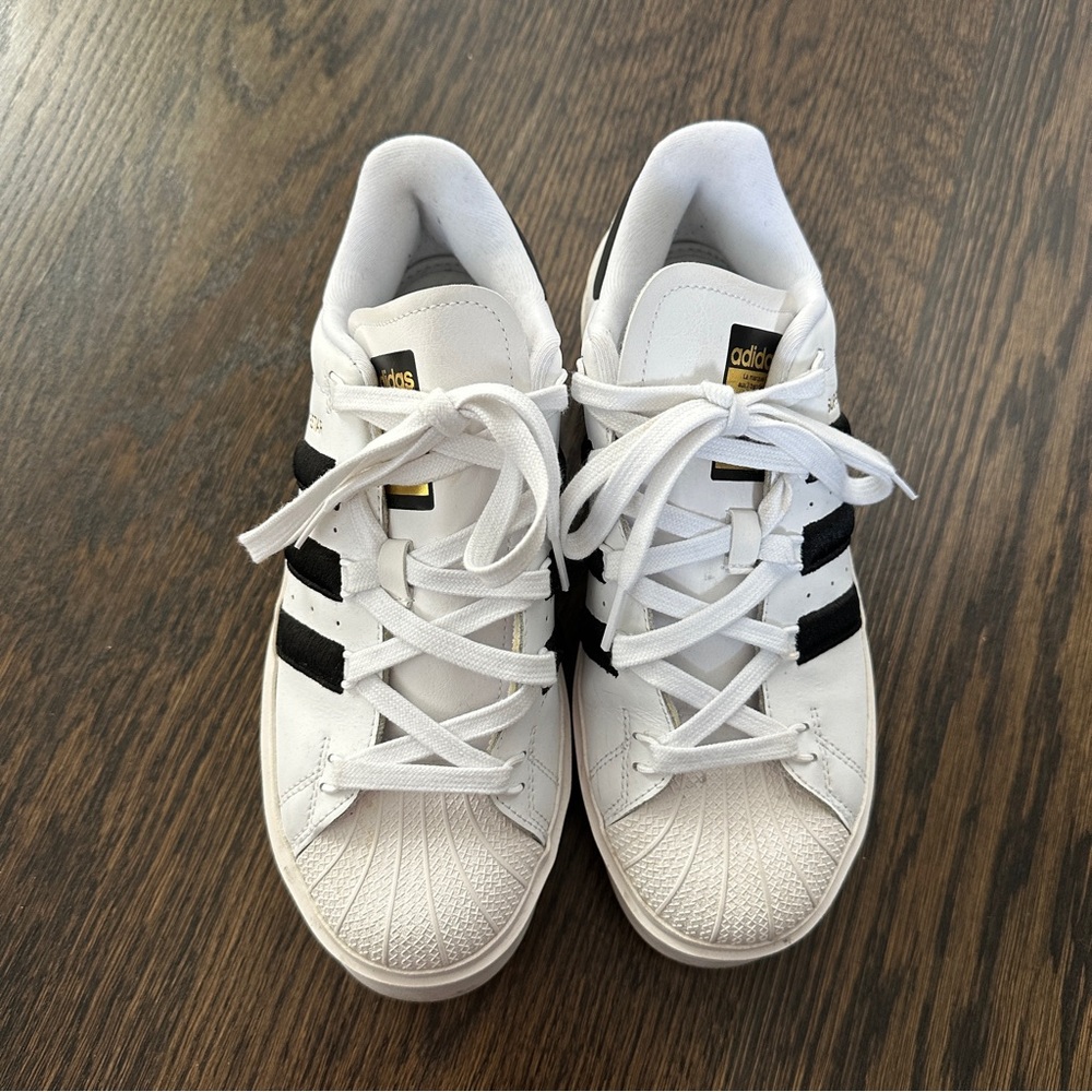 Adidas Women’s Superstar Bonega Platform Sneakers - Picture 2 of 12